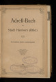Adreß-Buch der Stadt Hamborn (Rhld.) / 1912