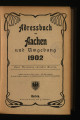 Adreßbuch für Aachen und Umgebung / 1902