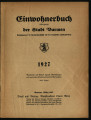 Einwohnerbuch (=Adreßbuch) der Stadt Barmen / 1927