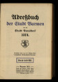 Adreßbuch der Stadt Barmen und der Stadt Ronsdorf / 1914