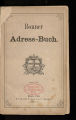 Bonner Adress-Buch / 1865
