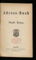 Adress-Buch der Stadt Bonn / 1873