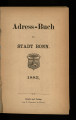 Adress-Buch der Stadt Bonn / 1883