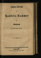 Jahresbericht der Handelskammer zu Gladbach / 1857