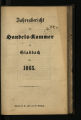 Jahresbericht der Handelskammer zu Gladbach /1865