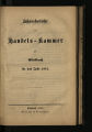 Jahresbericht der Handelskammer zu Gladbach /1861