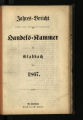 Jahresbericht der Handelskammer zu Gladbach /1867