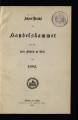 Jahres-Bericht der Handelskammer für den Kreis Mülheim am Rhein / 1882 (2.Ex.)