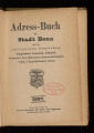 Adress-Buch der Stadt Bonn und der umliegenden Gemeinde : Poppelsdorf, Kessenich, Endenich,...