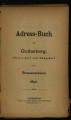 Adressbuch für Godesberg, Plittersdorf und Rüngsdorf nebst Strassenskitze / 1890