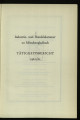 Tätigkeitsbericht / 1961/62