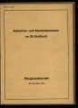 Tätigkeitsbericht / 1954