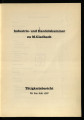 Tätigkeitsbericht / 1957