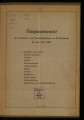 Tätigkeitsbericht / 1949
