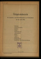 Tätigkeitsbericht / 1950