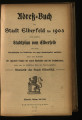 Adreß-Buch der Stadt Elberfeld ... / 1903