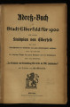 Adreß-Buch der Stadt Elberfeld ... / 1900