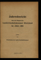 Jahresbericht über die Tätigkeit der Landwirtschaftskammer Rheinland / 1950