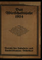 Das Wirtschaftsjahr / 1924