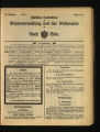 Amtliche Nachrichten der Armenverwaltung und des Waisenamts der Stadt Cöln / 1912