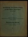 Schiffahrts- und Hafenverkehr in den Rhein-Ruhrhäfen / 1927, BEIL