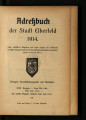 Adreß-Buch der Stadt Elberfeld ... / 1914