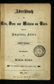 Adreßbuch für Köln, Deutz und Mülheim a. Rh. sowie der Umgebung Köln´s / 12. Jahrgang 1866