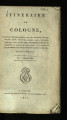 Itinéraire de Cologne / 1813