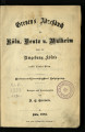 Greven´s Adreßbuch für Köln, Deutz und Mülheim sowie die Umgebung Köln´s / 27. Jahrgang 1881