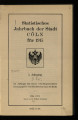 Statistisches Jahrbuch der Stadt Cöln / 5. Jahrgang 1915#3