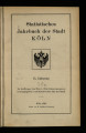 Statistisches Jahrbuch der Stadt Köln / 15. Jahrgang 1927