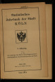 Statistisches Jahrbuch der Stadt Köln / 8. Jahrgang 1920