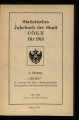 Statistisches Jahrbuch der Stadt Cöln / 3. Jahrgang 1913