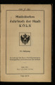 Statistisches Jahrbuch der Stadt Köln / 10. Jahrgang 1921