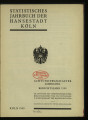 Statistisches Jahrbuch der Hansestadt Köln / 28. Jahrgang 1938