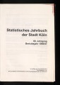Statistisches Jahrbuch der Stadt Köln / 80. Jahrgang 1996/97