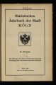 Statistisches Jahrbuch der Stadt Köln / 14. Jahrgang 1926