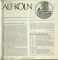 Mitteilungen des Heimatvereins Alt-Köln / Nr. 49, Februar 1983