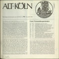 Mitteilungen des Heimatvereins Alt-Köln / Nr. 56, November 1984