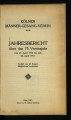 Kölner Männer-Gesang-Verein. Jahresbericht / 75. 1916/17
