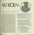 Mitteilungen des Heimatvereins Alt-Köln / Nr. 64, März 1987