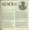 Mitteilungen des Heimatvereins Alt-Köln / Nr. 68, Februar 1988