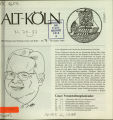 Mitteilungen des Heimatvereins Alt-Köln / Nr. 71, November 1988