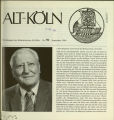 Mitteilungen des Heimatvereins Alt-Köln / Nr. 78, September 1990