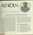 Mitteilungen des Heimatvereins Alt-Köln / Nr. 86, September 1992