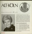 Mitteilungen des Heimatvereins Alt-Köln / Nr. 89, Juni 1993