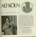 Mitteilungen des Heimatvereins Alt-Köln / Nr. 93, Juni 1994