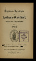 Mitglieder-Verzeichnis der Apollinaris-Bruderschaft / 1893