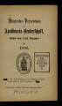 Mitglieder-Verzeichnis der Apollinaris-Bruderschaft / 1896