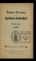 Mitglieder-Verzeichnis der Apollinaris-Bruderschaft / 1898